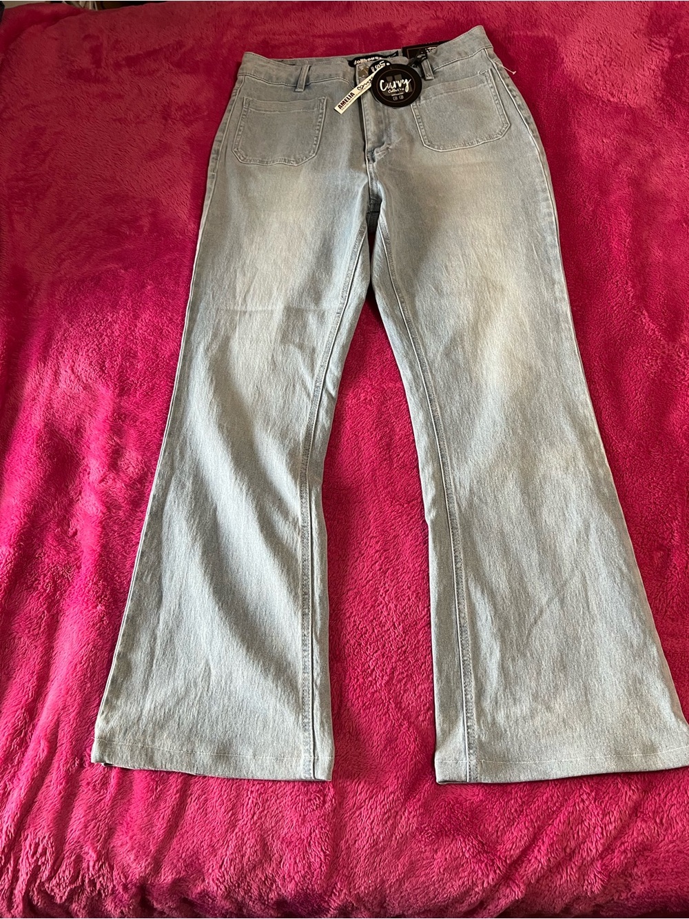 Dollhouse Light Blue Flare Jeans